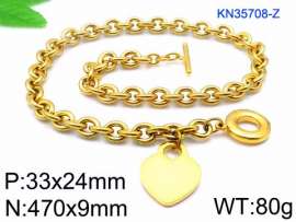 SS Gold-Plating Necklace