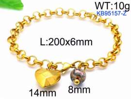 Stainless Steel Gold-plating Bracelet