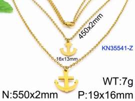 SS Gold-Plating Necklace