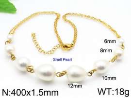 SS Gold-Plating Necklace