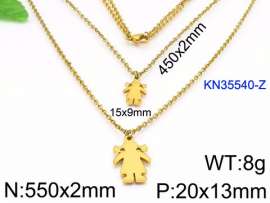 SS Gold-Plating Necklace