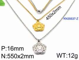 SS Gold-Plating Necklace