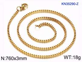 SS Gold-Plating Necklace