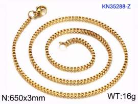 SS Gold-Plating Necklace