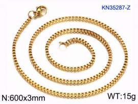 SS Gold-Plating Necklace