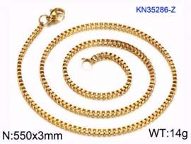 SS Gold-Plating Necklace