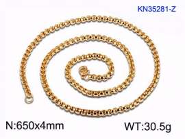 SS Gold-Plating Necklace