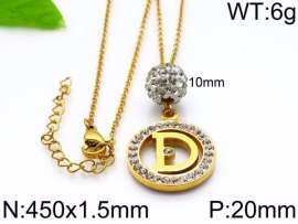 Stainless Steel Stone Necklace