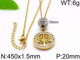Stainless Steel Stone Necklace