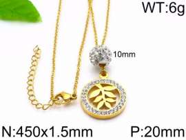 Stainless Steel Stone Necklace