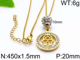 Stainless Steel Stone Necklace