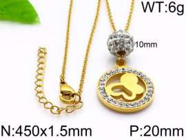 Stainless Steel Stone Necklace