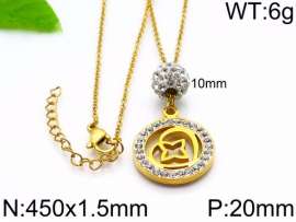 Stainless Steel Stone Necklace