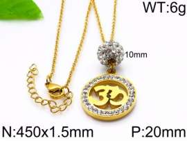 Stainless Steel Stone Necklace