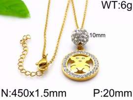 Stainless Steel Stone Necklace