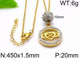 Stainless Steel Stone Necklace