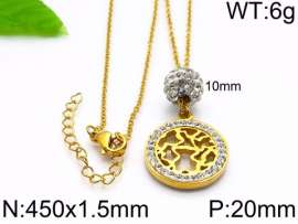 Stainless Steel Stone Necklace