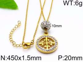 Stainless Steel Stone Necklace