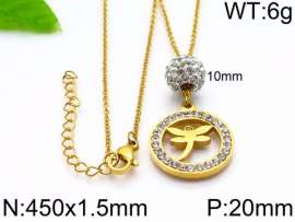 Stainless Steel Stone Necklace