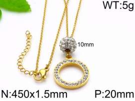Stainless Steel Stone Necklace