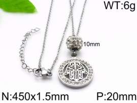 Stainless Steel Stone Necklace