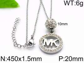 Stainless Steel Stone Necklace