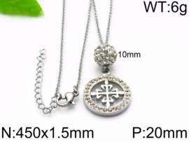 Stainless Steel Stone Necklace