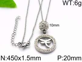 Stainless Steel Stone Necklace
