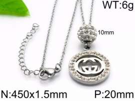 Stainless Steel Stone Necklace