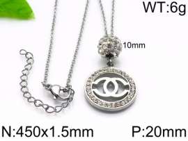 Stainless Steel Stone Necklace