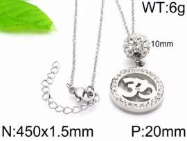 Stainless Steel Stone Necklace