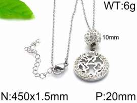 Stainless Steel Stone Necklace