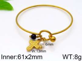 Stainless Steel Gold-plating Bangle