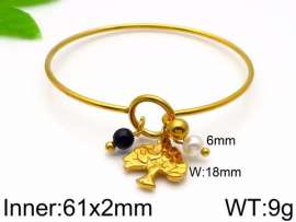 Stainless Steel Gold-plating Bangle