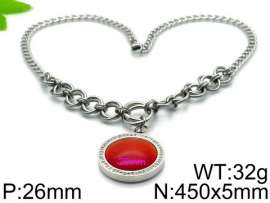 Stainless Steel Stone Necklace