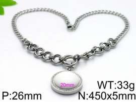 Stainless Steel Stone Necklace