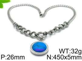 Stainless Steel Stone Necklace