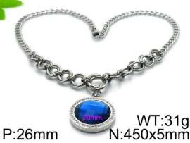 Stainless Steel Stone Necklace
