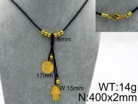 SS Gold-Plating Necklace