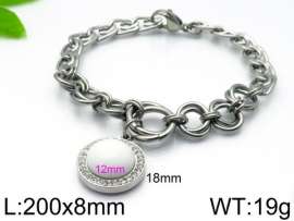 Stainless Steel Stone Bracelet