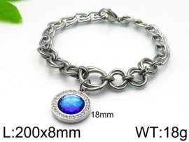 Stainless Steel Stone Bracelet