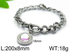 Stainless Steel Stone Bracelet