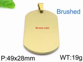 Stainless Steel Gold-plating Pendant