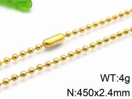 Staineless Steel Small Gold-plating Chain