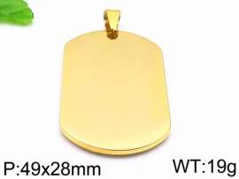 Stainless Steel Gold-plating Pendant
