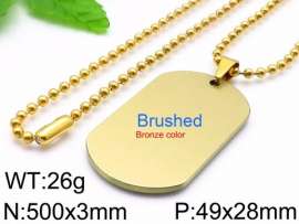 SS Gold-Plating Necklace