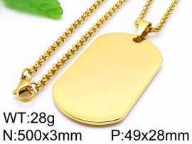 SS Gold-Plating Necklace