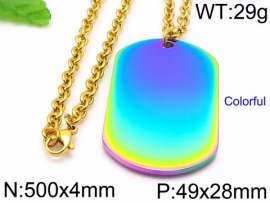 SS Gold-Plating Necklace