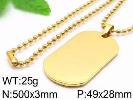SS Gold-Plating Necklace