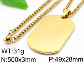 SS Gold-Plating Necklace